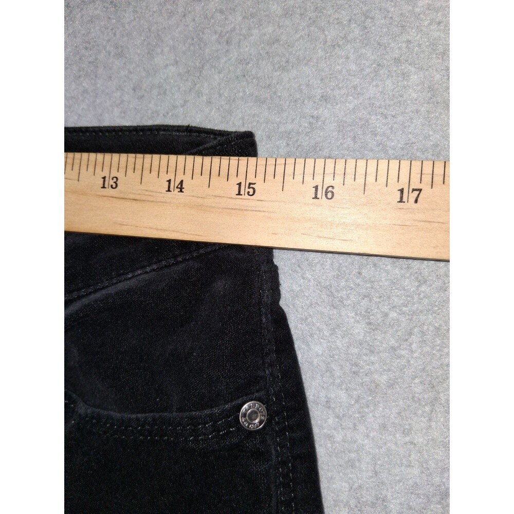 Talbots Flawless Five Pocket Straight Corduroy Pants Size 2 Black Quiet Luxury - Picture 8 of 14